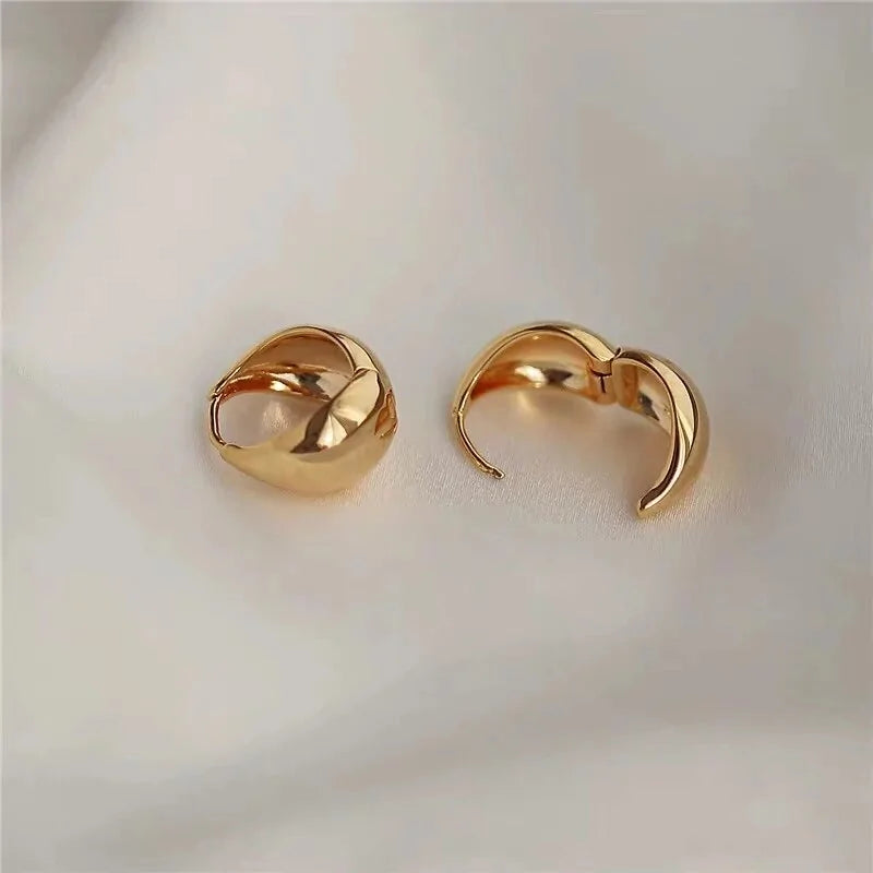 Short Hoop Earrings - Gold & Silver