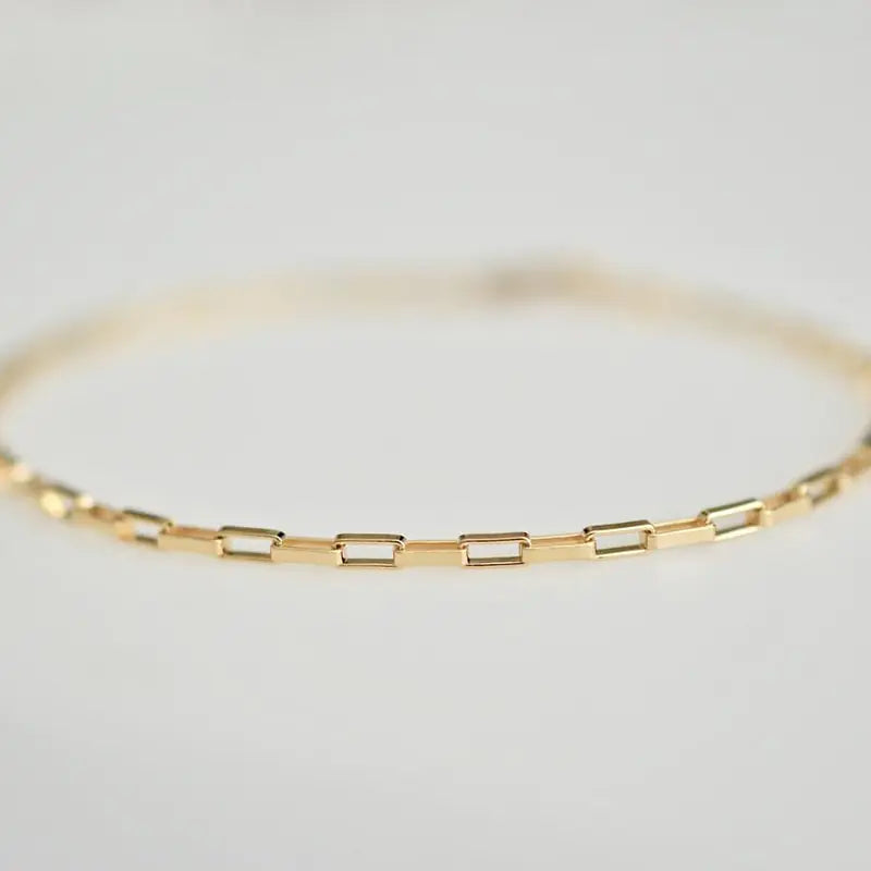 Handmade 14 K Gold Filled Chain Bracelet