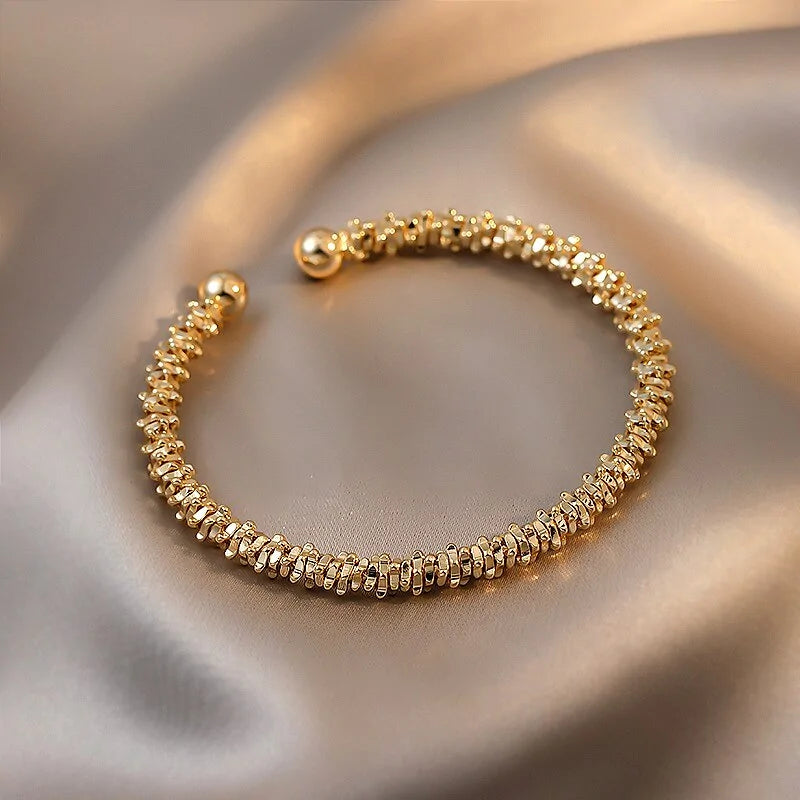 Gold Open YILI Bracelet