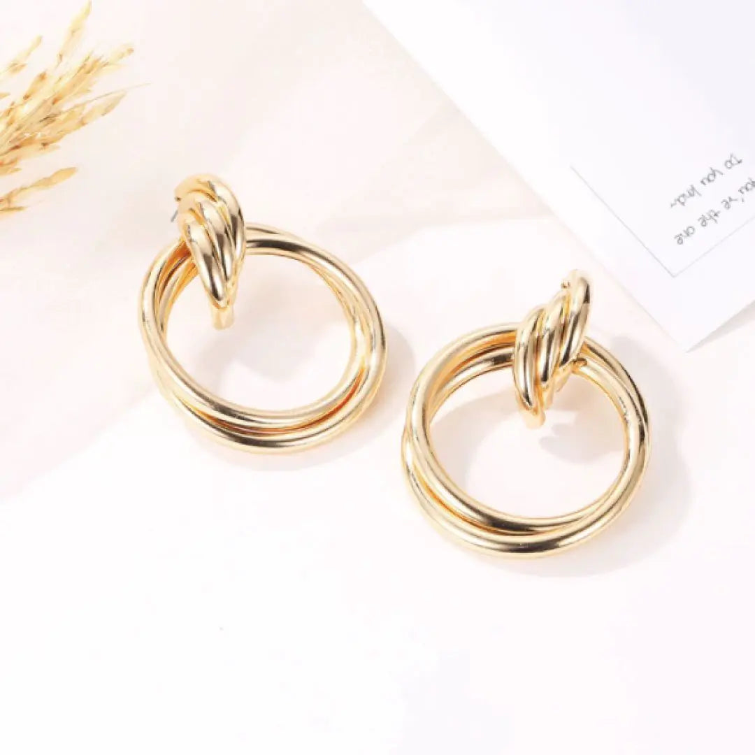 Gold Plated Andy Earrings