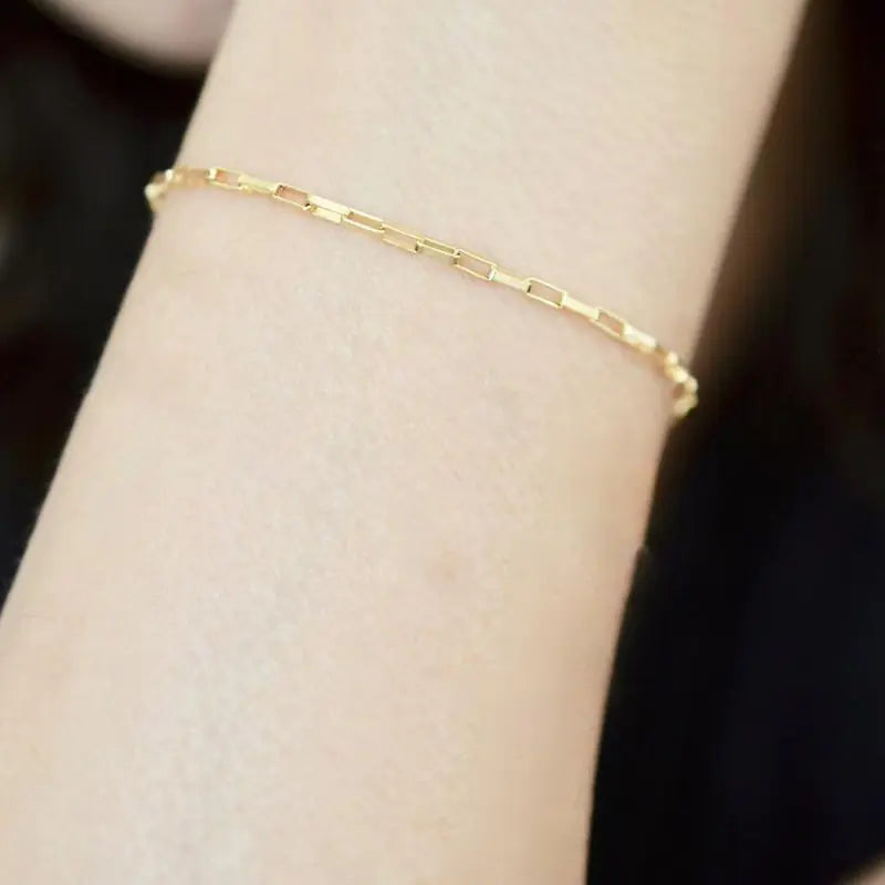 Handmade 14 K Gold Filled Chain Bracelet