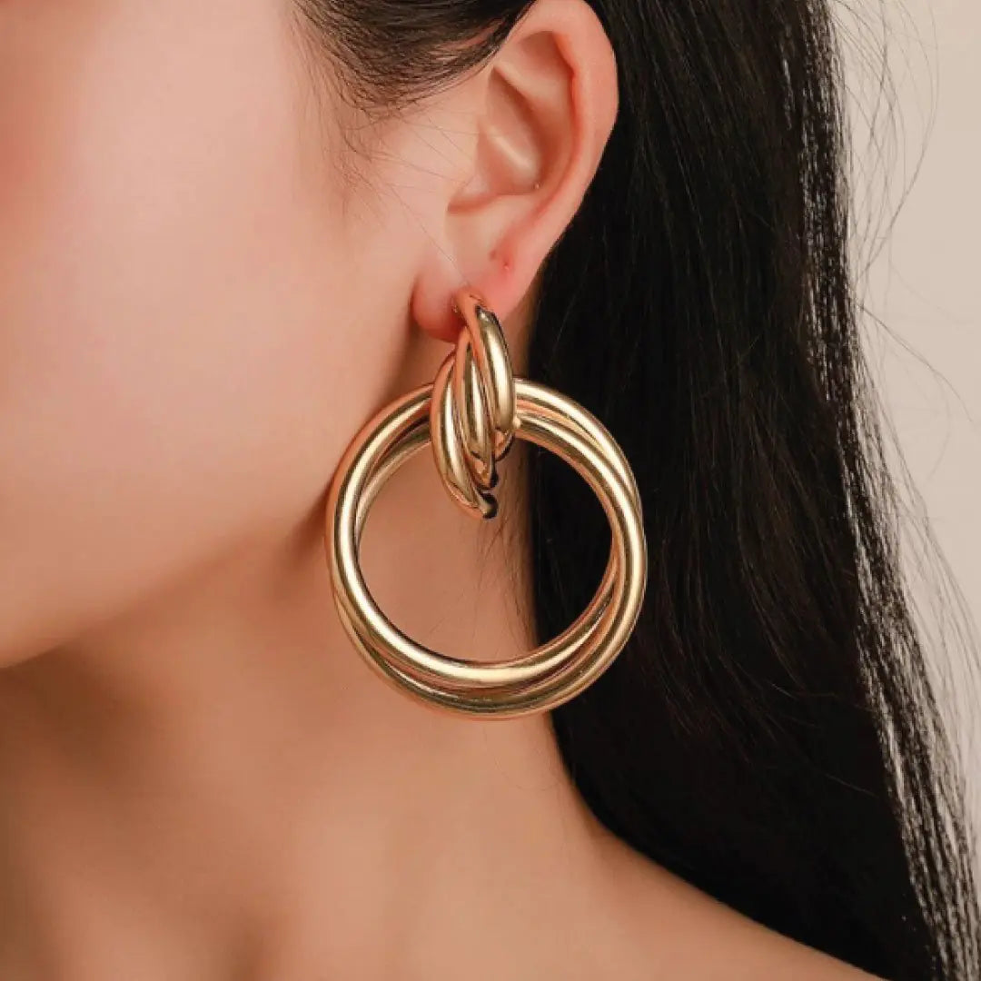 Gold Plated Andy Earrings