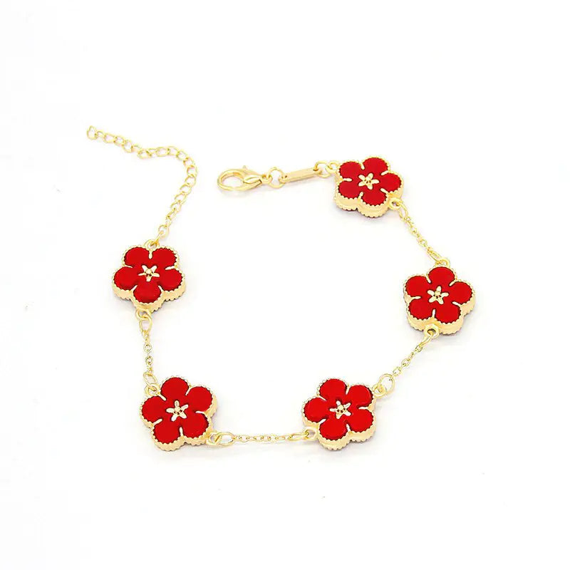 18k Gold Plated Flower Bracelets - Multiple variations