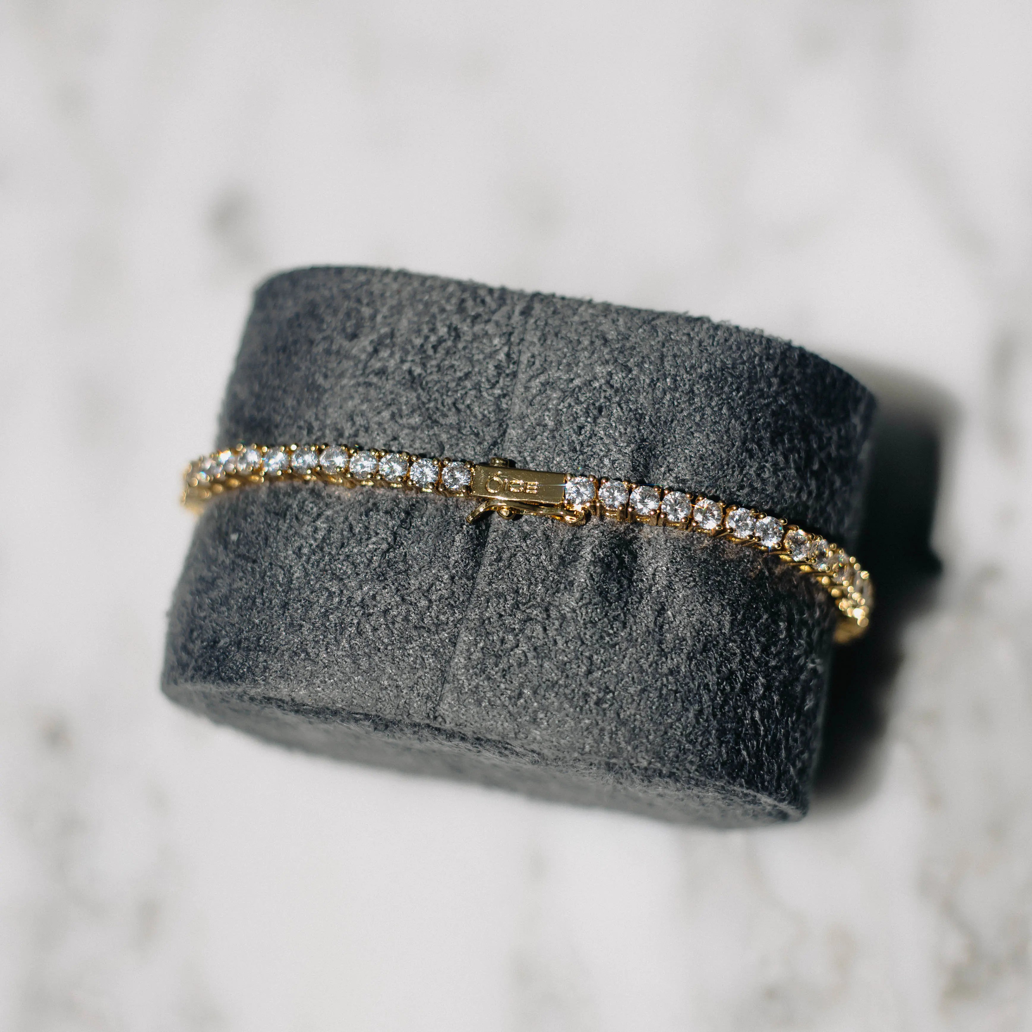 18K Gold Plated Moissanite Tennnis Bracelet