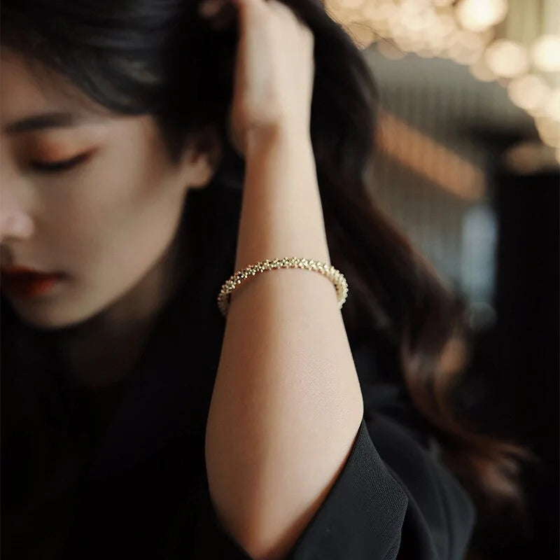 Gold Open YILI Bracelet