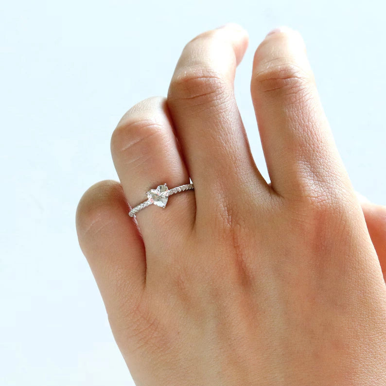 925 Sterling Silver Heart Ring