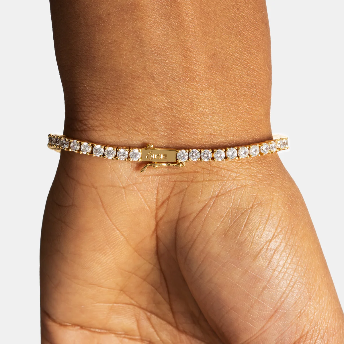 18K Gold Plated Moissanite Tennnis Bracelet