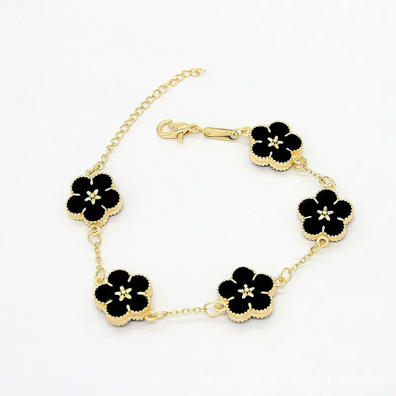 18k Gold Plated Flower Bracelets - Multiple variations